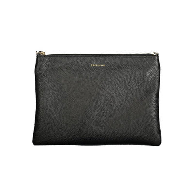 Sac à main en cuir noir Coccinelle