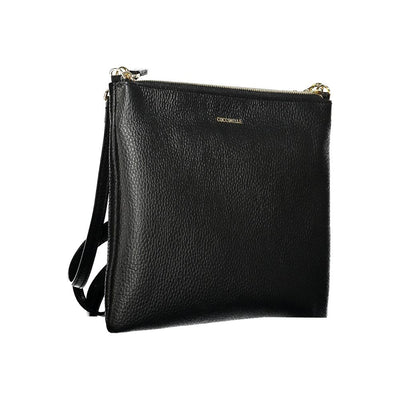 Sac à main en cuir noir Coccinelle