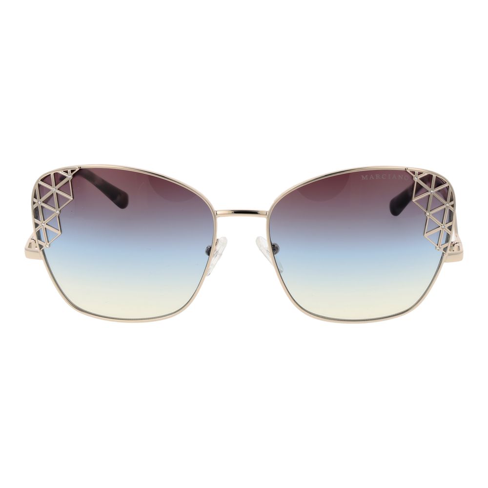 Lunettes de soleil pour femme Marciano by Guess, couleur or.
