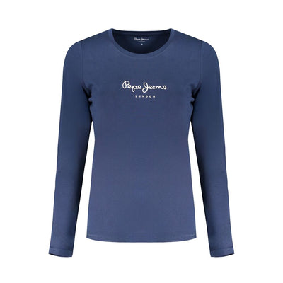 Pepe Jeans Blue Cotton Women T-Shirt