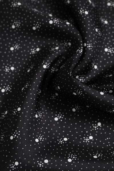 Dolce &amp; Gabbana Zwart Wit Geprinte Vierkante Heren Foulard Sjaal