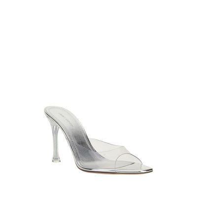 Amina Muaddi Alexa glazen sandalen
