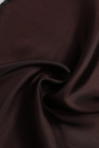 Dolce &amp; Gabbana Bruin DG Crown Zijden Vierkante Heren Foulard Sjaal