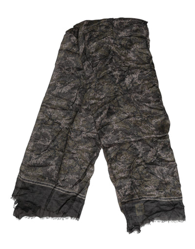 Dolce &amp; Gabbana Camouflage Nekwarmer Wrap Foulard Sjaal