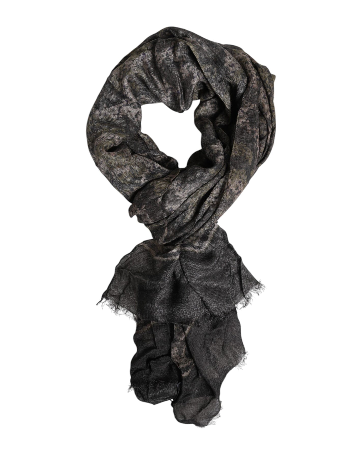 Dolce &amp; Gabbana Camouflage Nekwarmer Wrap Foulard Sjaal