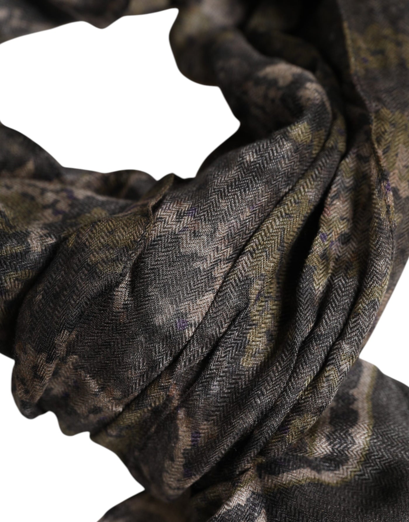 Dolce &amp; Gabbana Camouflage Nekwarmer Wrap Foulard Sjaal