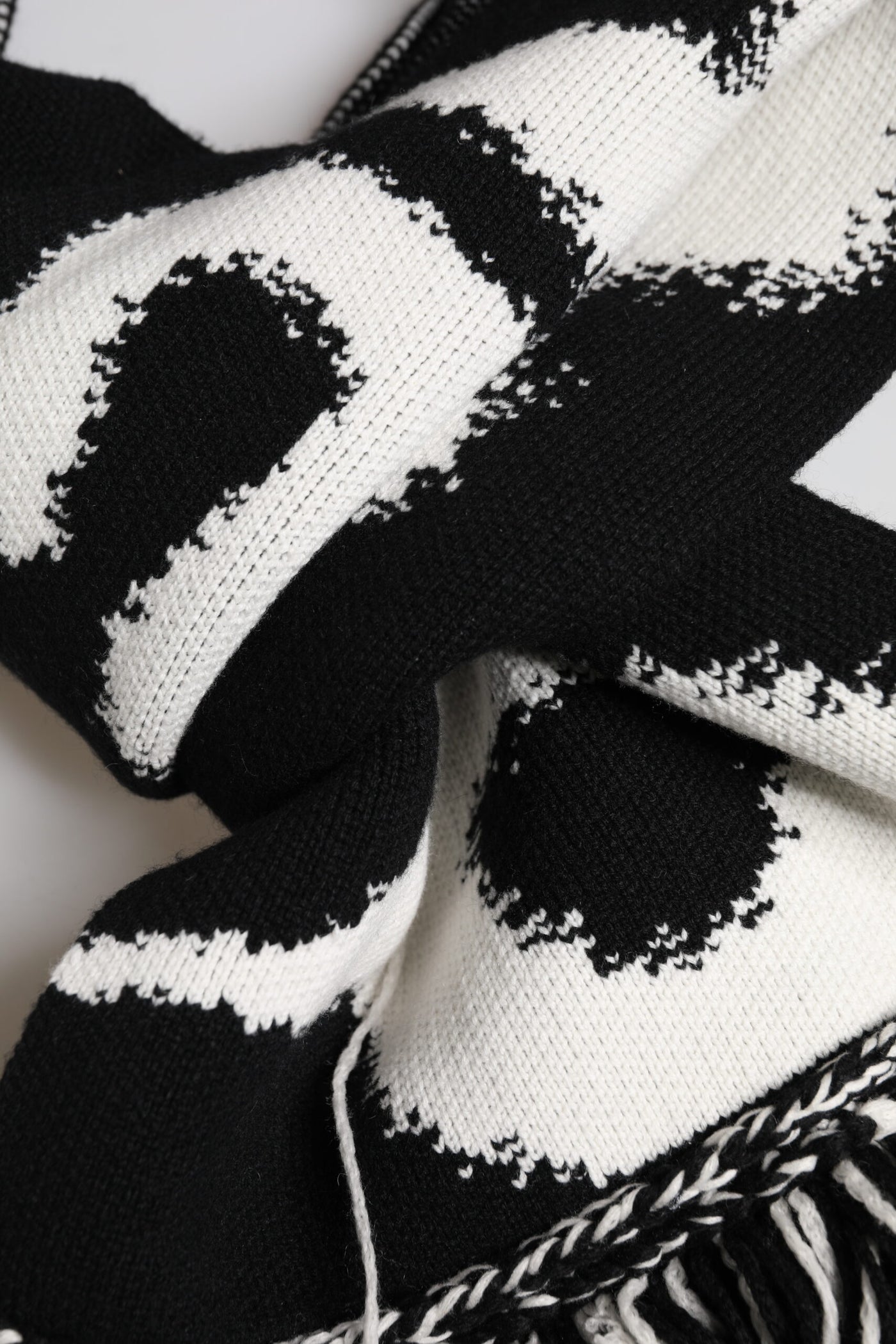 Dolce &amp; Gabbana Zwarte Logo Nekwarmer Wikkel Sjaal voor Heren