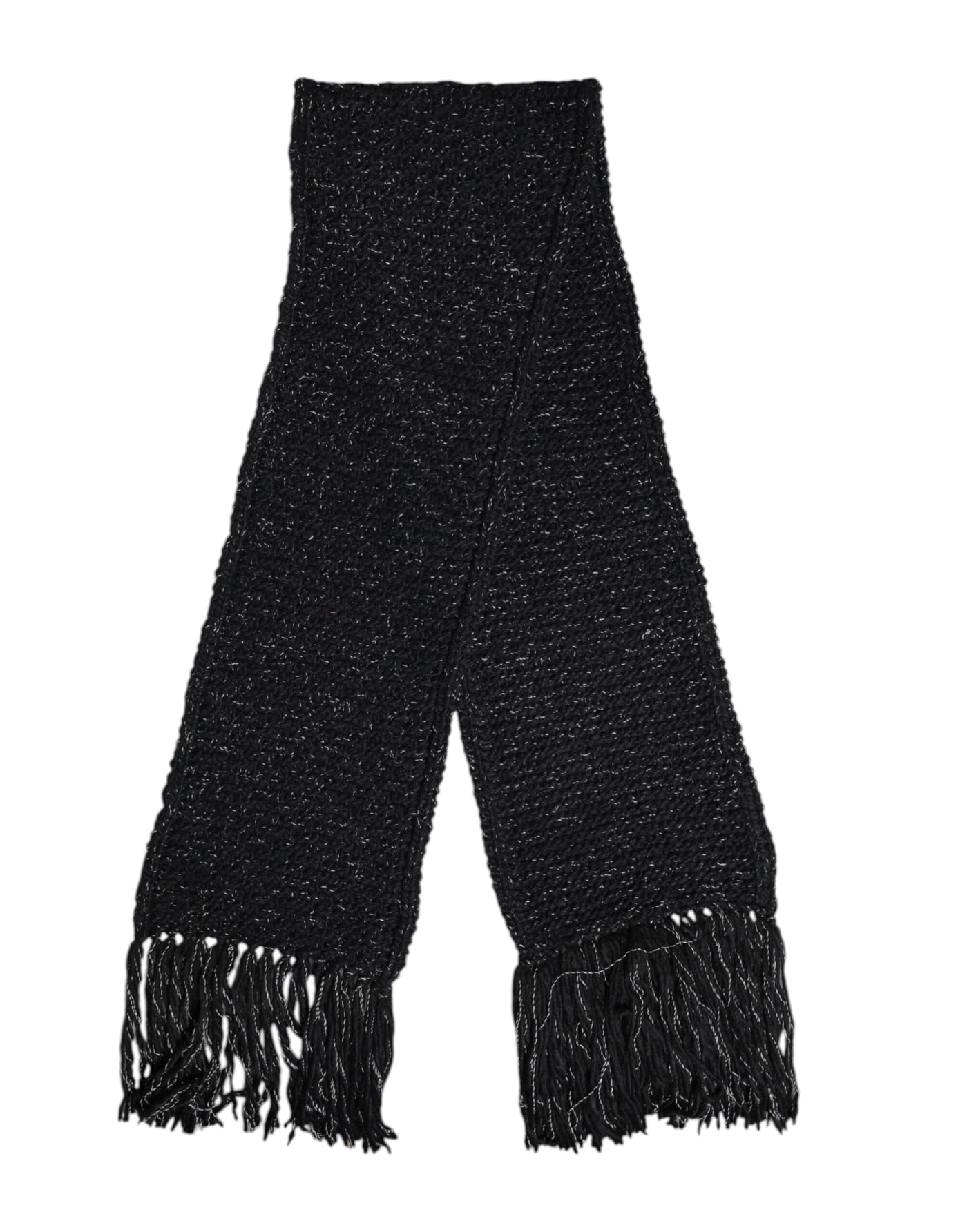 Dolce &amp; Gabbana Zwarte Kasjmier Nekwarmer Wikkel Sjaal
