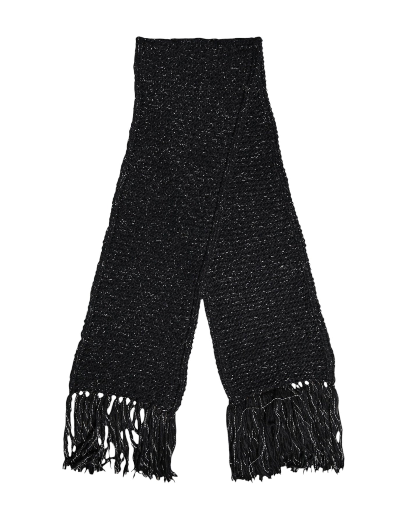 Dolce &amp; Gabbana Zwarte Kasjmier Nekwarmer Wikkel Sjaal