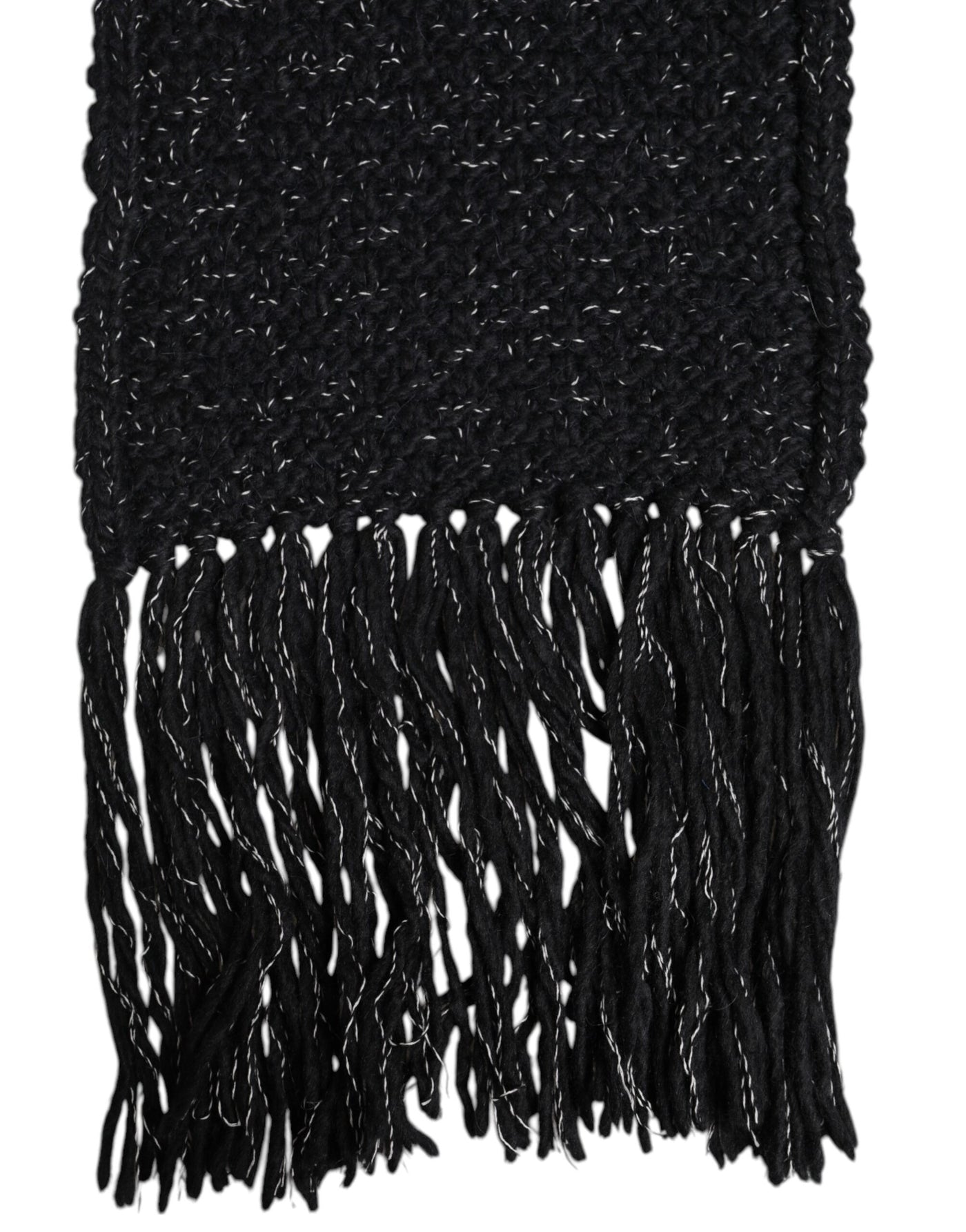 Dolce &amp; Gabbana Zwarte Kasjmier Nekwarmer Wikkel Sjaal
