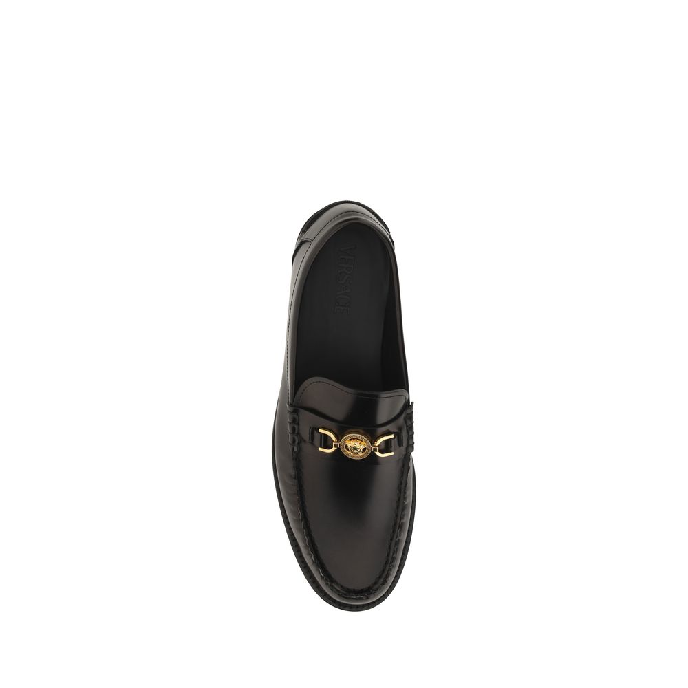 Versace leren loafers