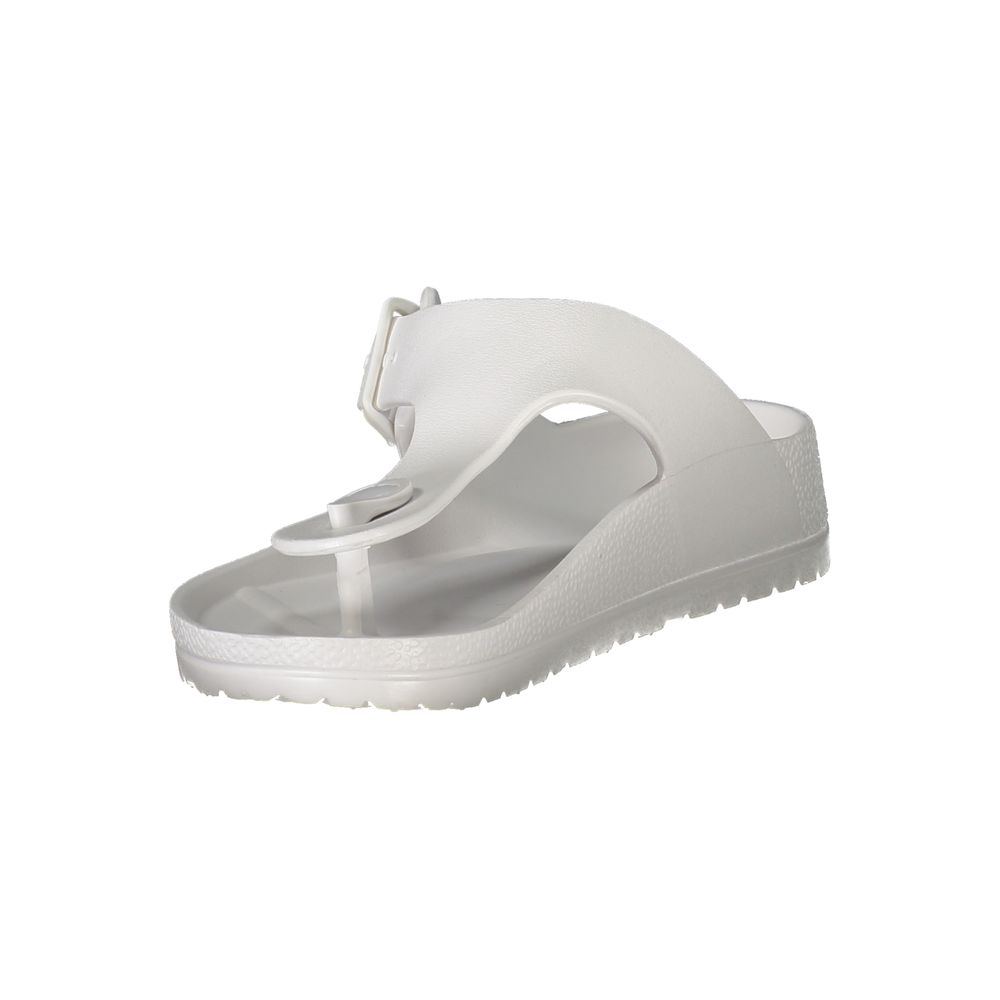Noorwegen 1963 Witte Plastic Damessandaal