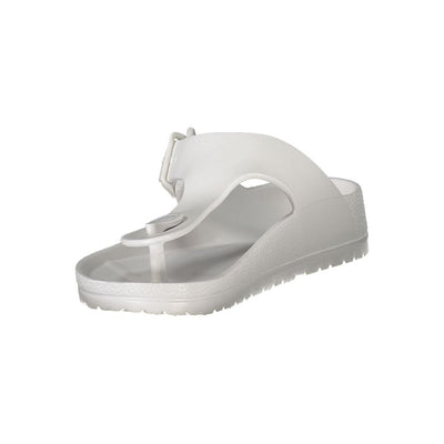 Noorwegen 1963 Witte Plastic Damessandaal