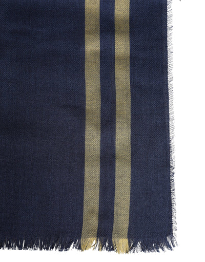 Dolce &amp; Gabbana Blauwe Kasjmier Nekwarmer Wikkel Sjaal