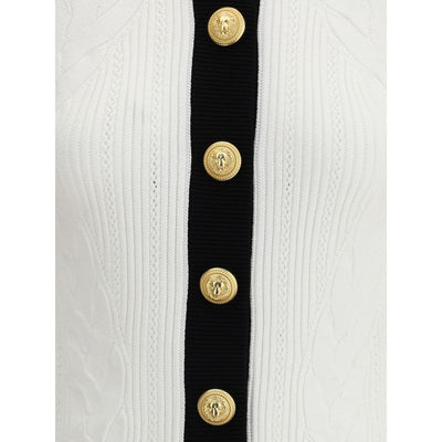 Balmain Contrast trim Cardigan
