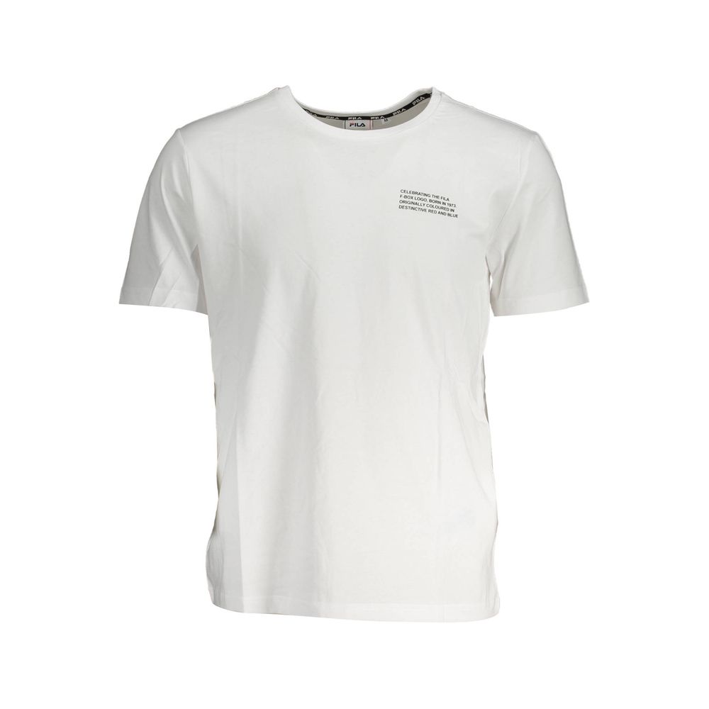 T-shirt en coton blanc Fila