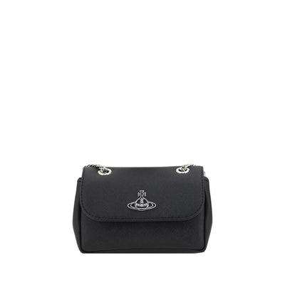 Vivienne Westwood schoudertas met Orb-plaquette