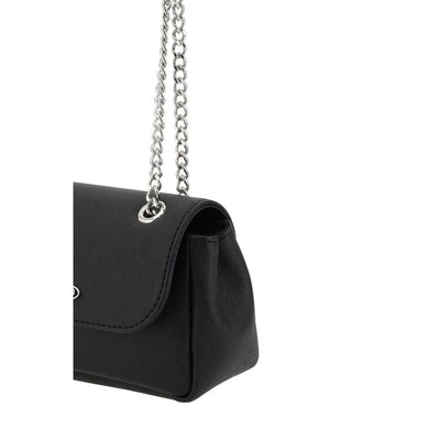 Vivienne Westwood schoudertas met Orb-plaquette