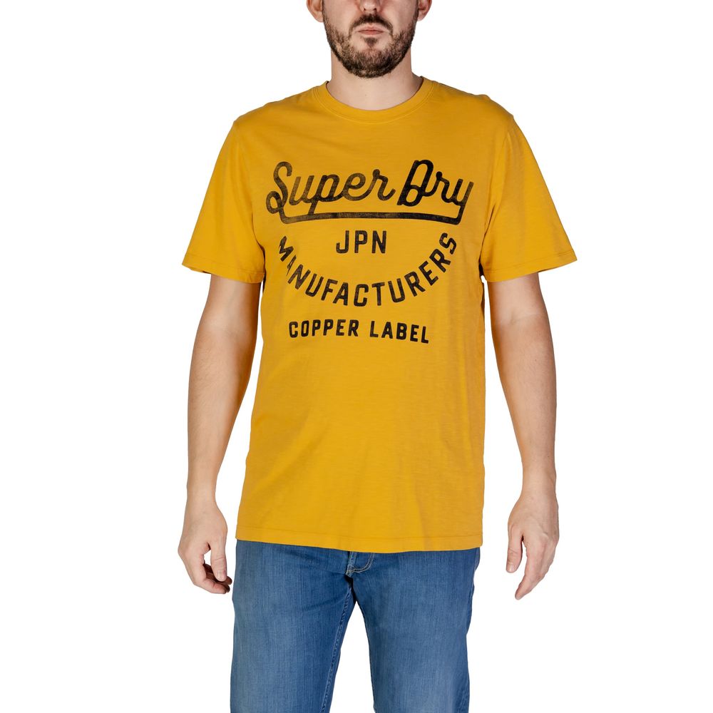 T-shirt en coton orange Superdry