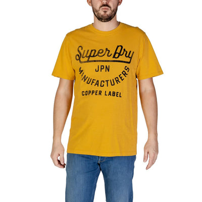 T-shirt en coton orange Superdry