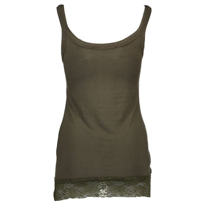 Silvian Heach Groene Katoenen Dames Tanktop