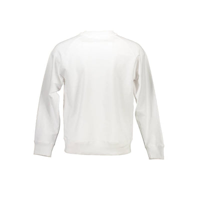 Sweat-shirt unisexe en coton blanc Calvin Klein