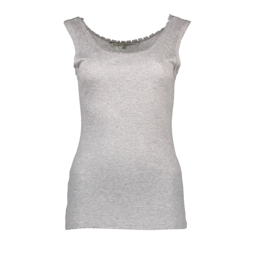 Silvian Heach Grijze Viscose Dames Top