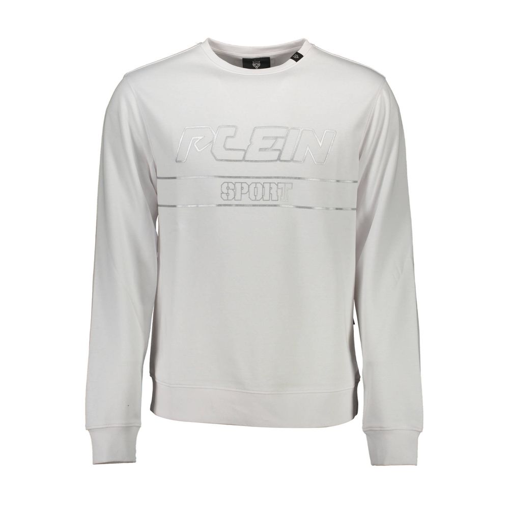 Pull en coton blanc Plein Sport pour homme