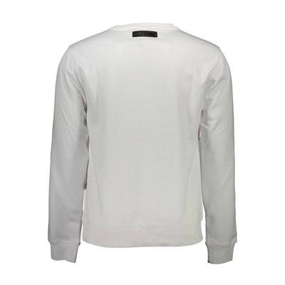 Pull en coton blanc Plein Sport pour homme