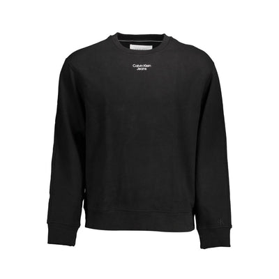 Pull en coton noir Calvin Klein pour homme