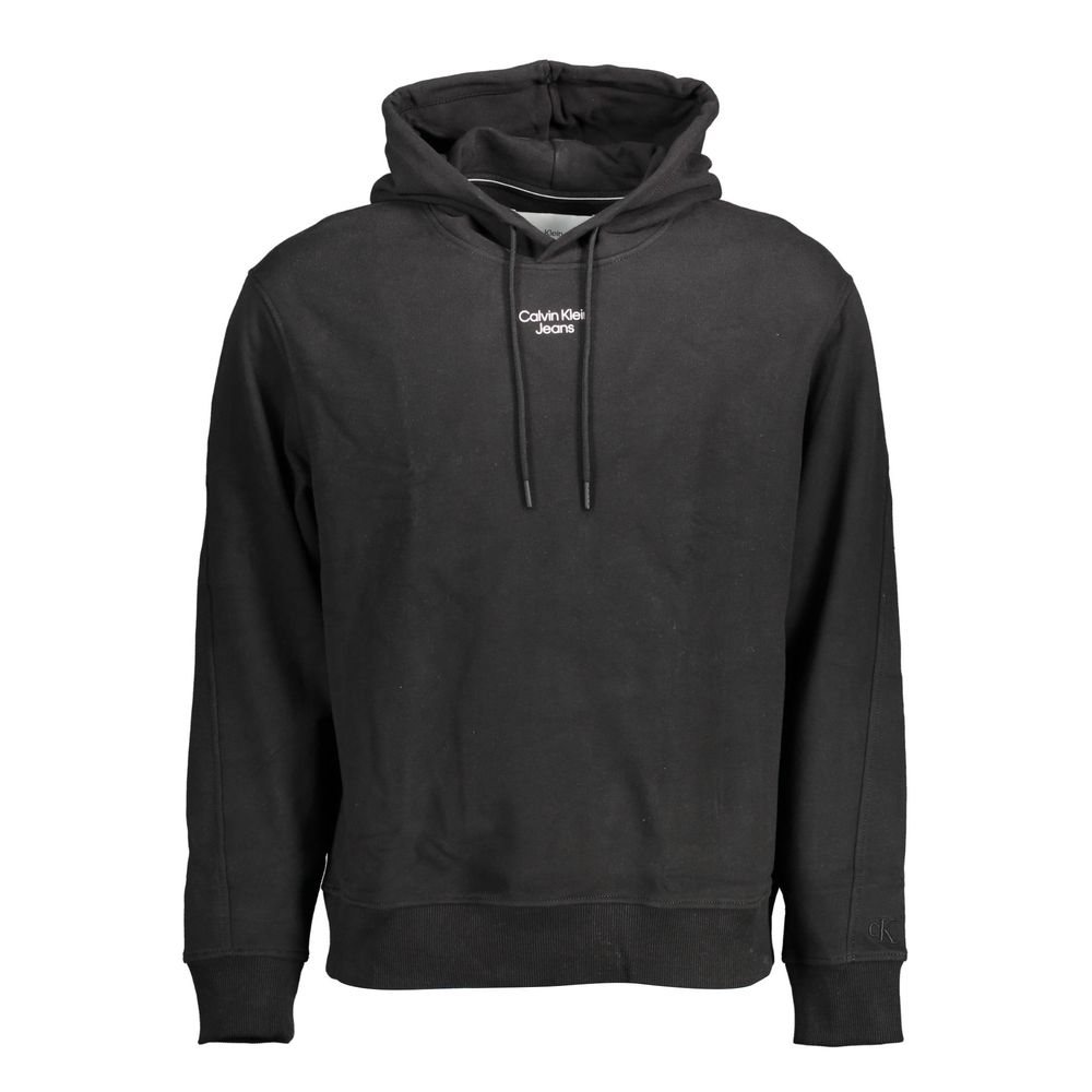 Pull en coton noir Calvin Klein pour homme