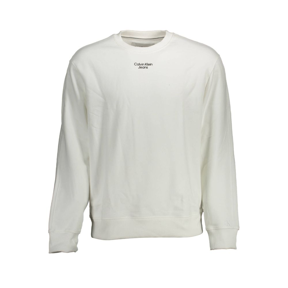 Pull Calvin Klein en coton blanc pour homme