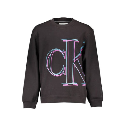 Pull en coton noir Calvin Klein pour homme