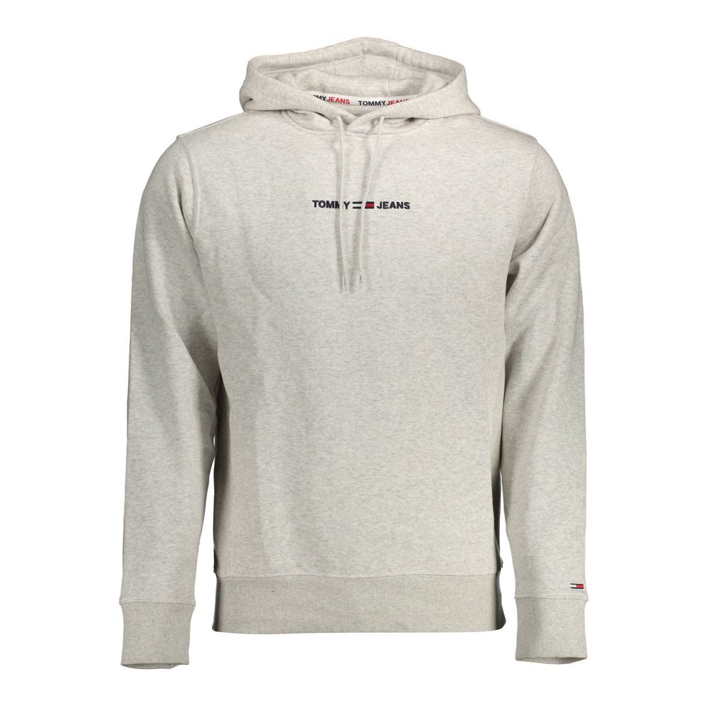 Pull Tommy Hilfiger en coton gris pour homme
