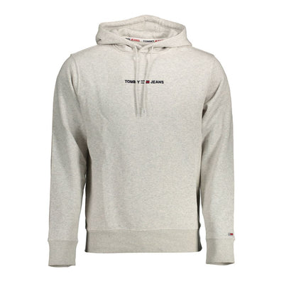 Pull Tommy Hilfiger en coton gris pour homme
