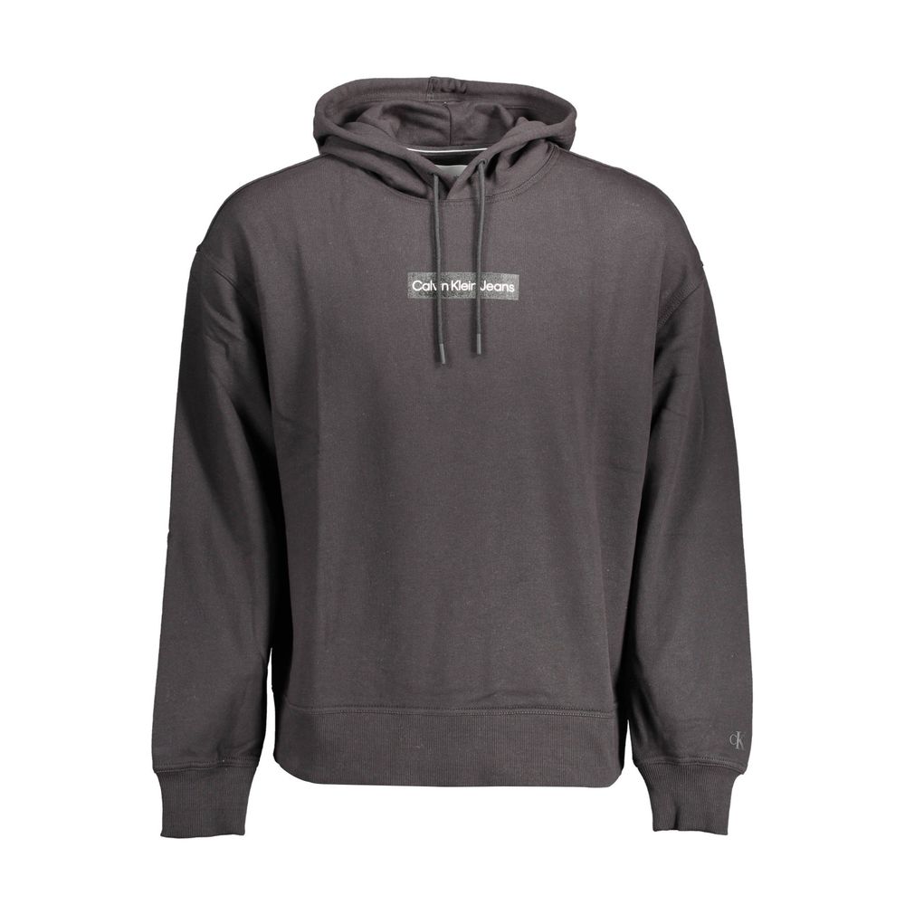 Pull en coton noir Calvin Klein pour homme
