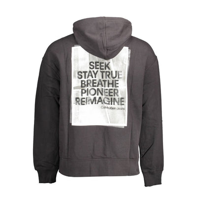 Pull en coton noir Calvin Klein pour homme