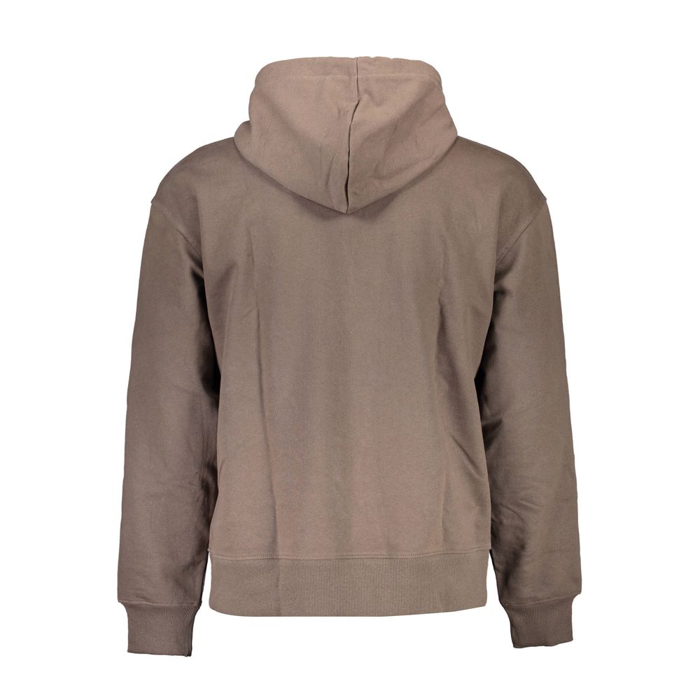 Pull en coton marron Calvin Klein pour homme