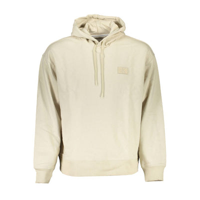 Pull homme en coton beige Calvin Klein