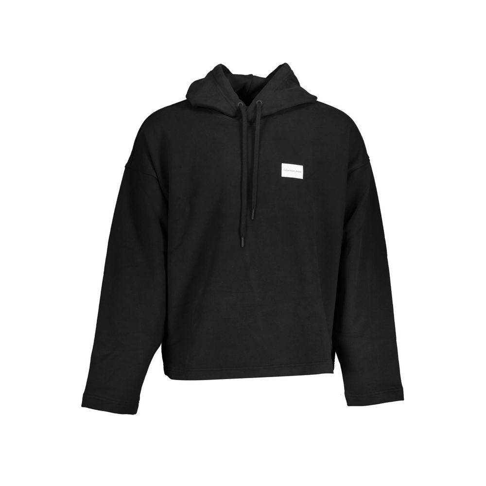 Pull en coton noir Calvin Klein pour homme