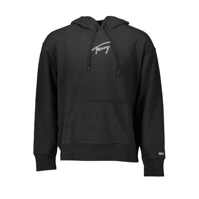 Pull Tommy Hilfiger en coton noir pour homme