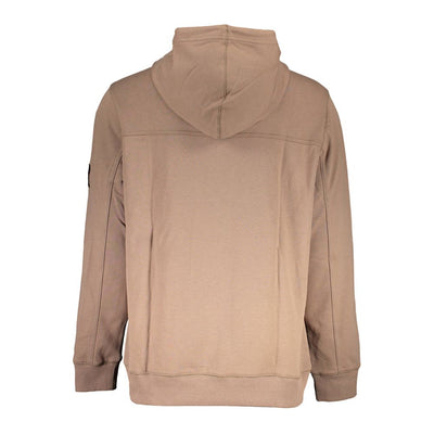 Pull en coton marron Calvin Klein pour homme