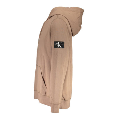 Pull en coton marron Calvin Klein pour homme