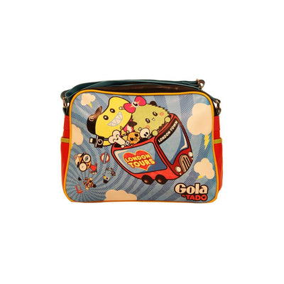 Sac à main synthétique bleu Gola
