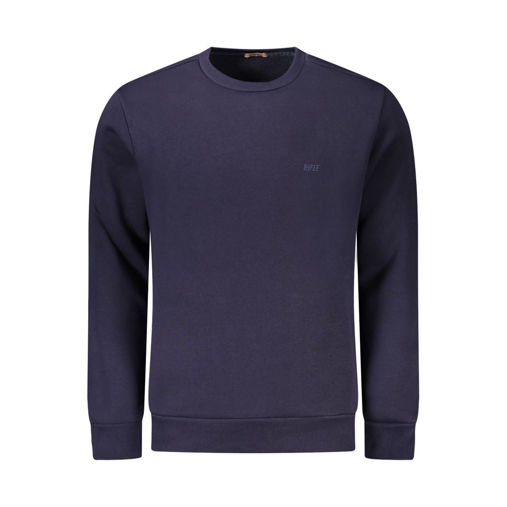 Pull en coton bleu fusil