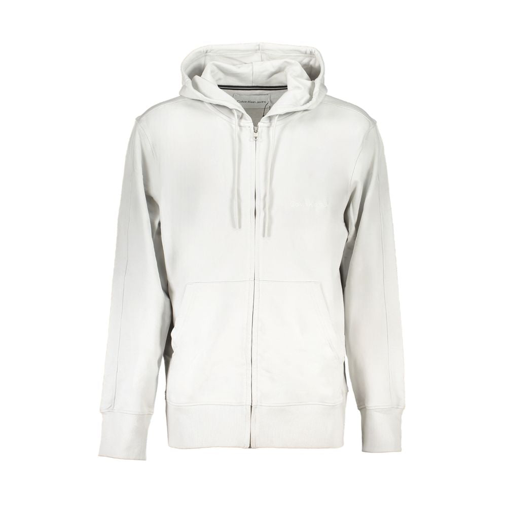 Pull en coton gris Calvin Klein