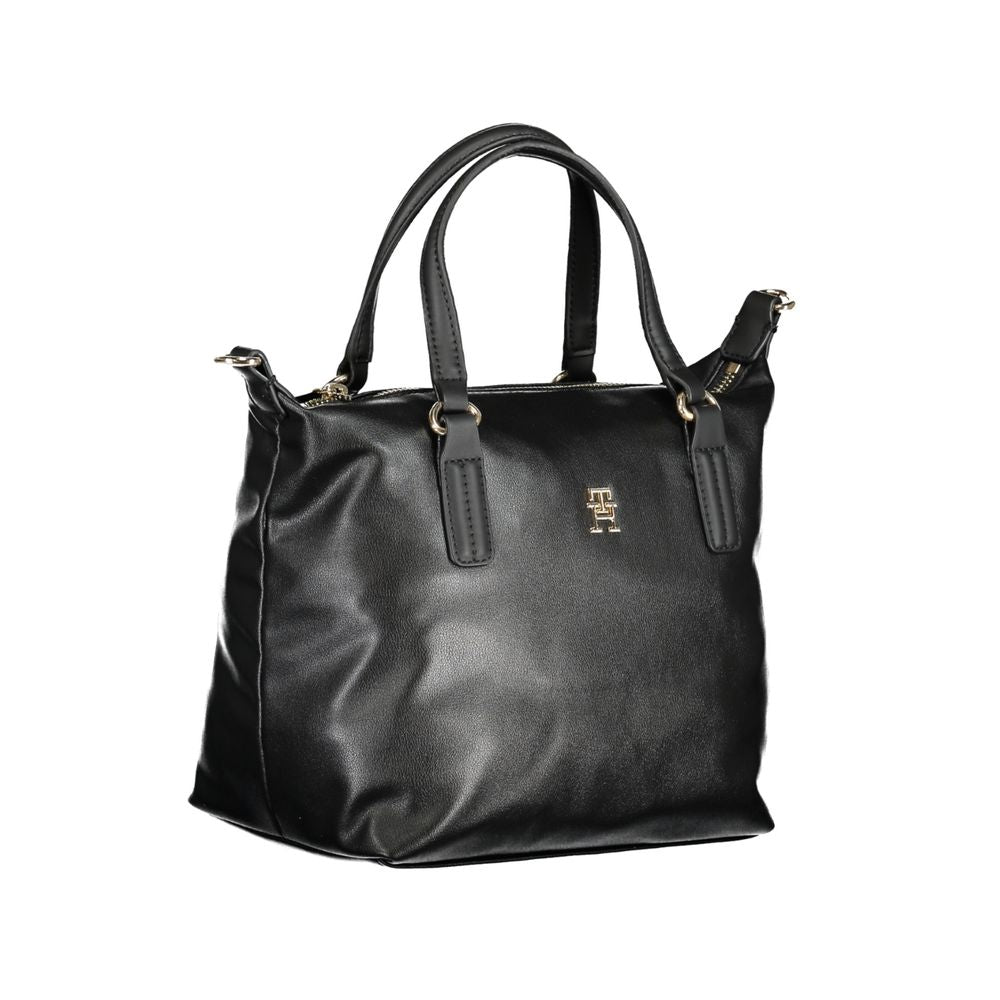 Sac à main Tommy Hilfiger en polyester noir