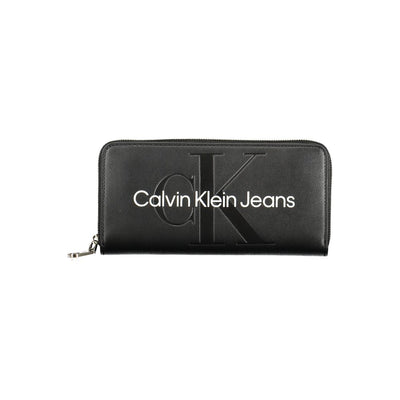 Calvin Klein Zwarte Polyethyleen Portemonnee