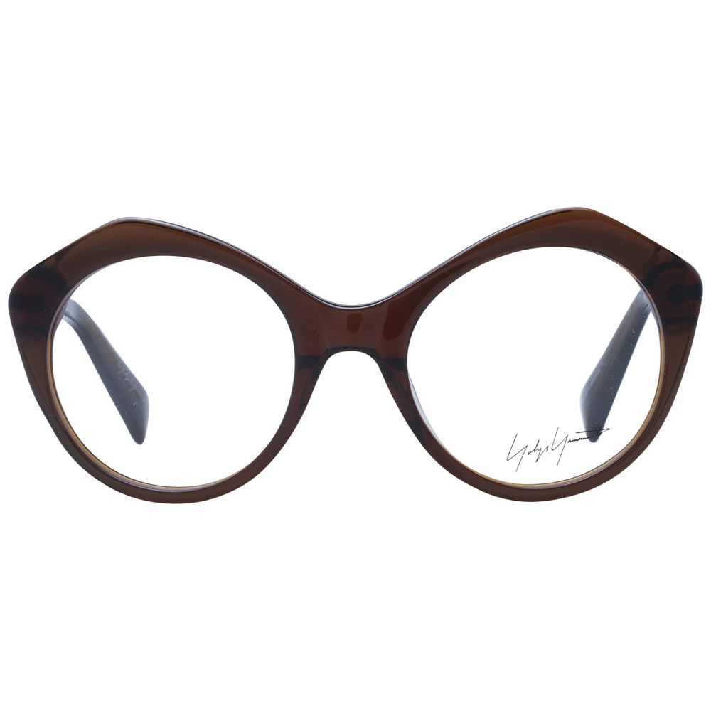 Yohji Yamamoto bruine unisex brillenglazen