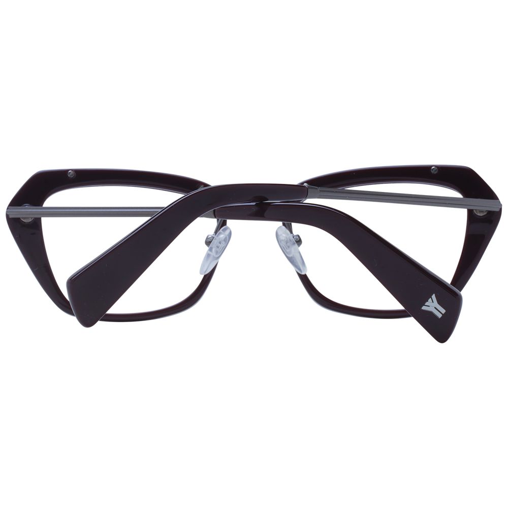 Yohji Yamamoto Bordeaux Uniseks Brilmontuur
